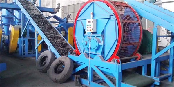 tire shredder recycling line