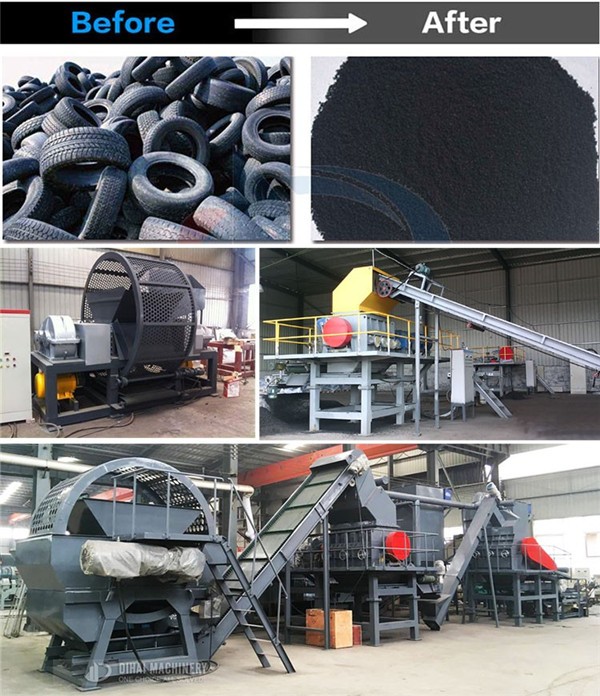 tire recycling machine