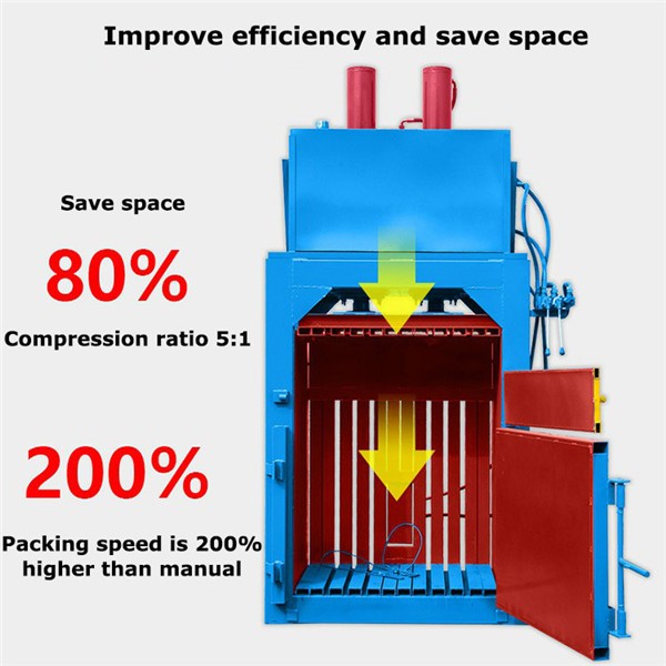 cardboard baling machine