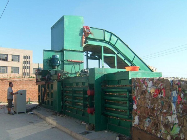 waste garbage baling press machine